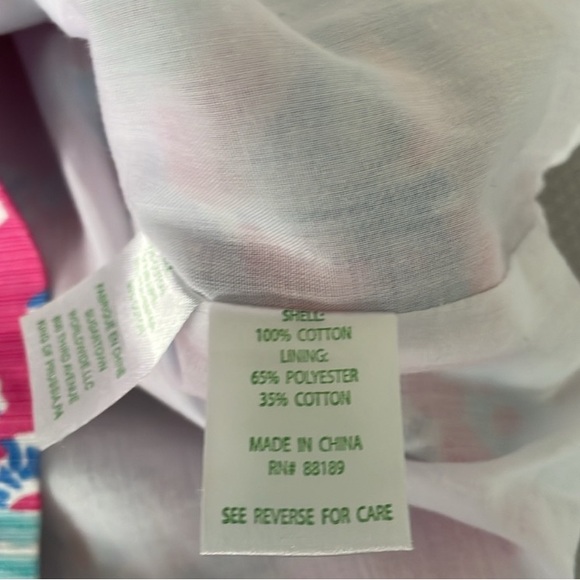 Lilly Pulitzer Cathy Samba Vibrant Pink and Blue Sleeveless Dress Size 14 - Picture 5 of 10